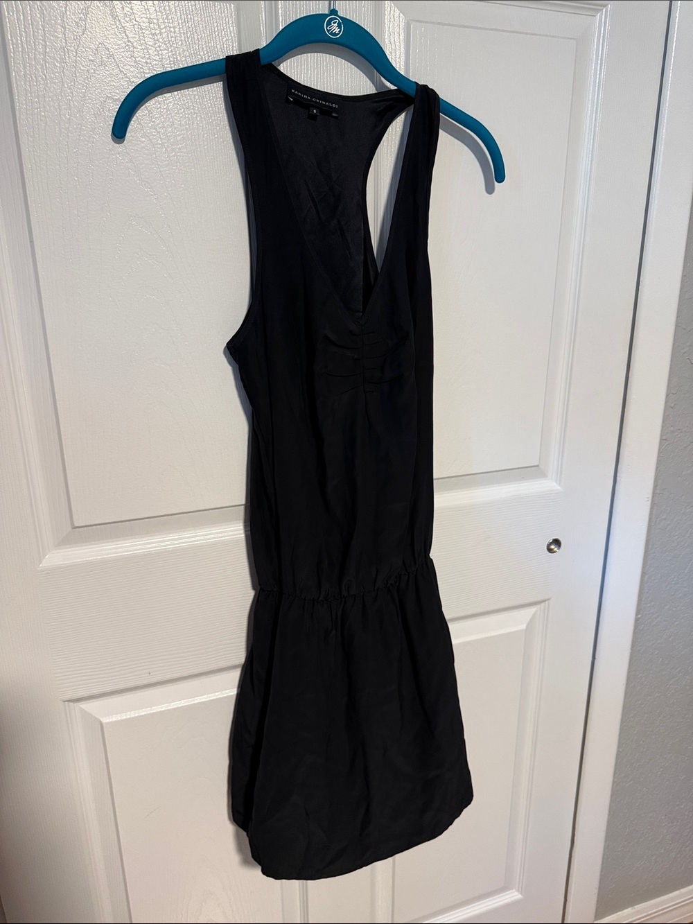 Karina Grimaldi Black Silk Dress size Small